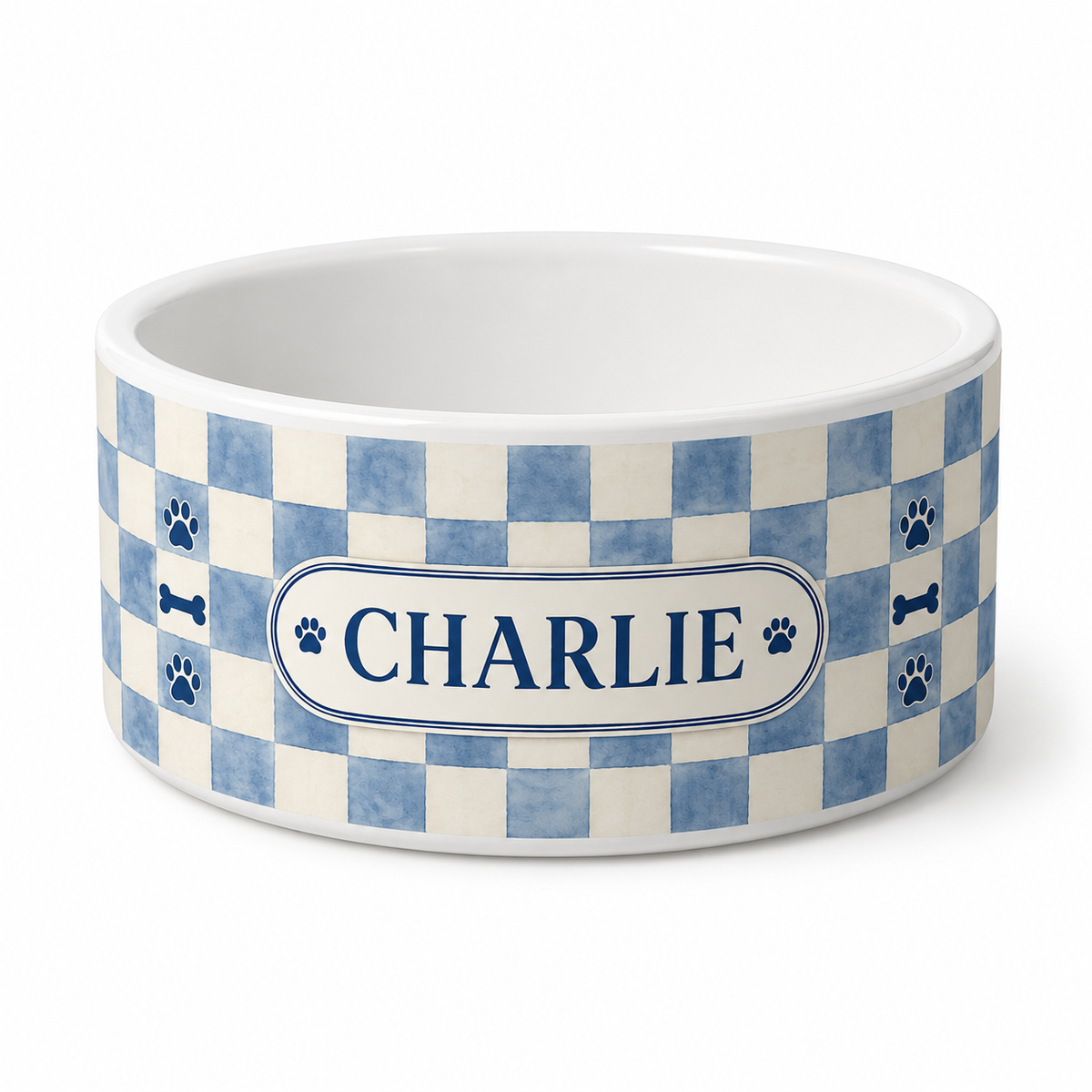 Renna Personalized Dog Bowl