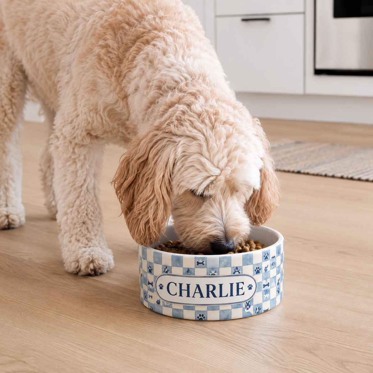 Renna Personalized Dog Bowl