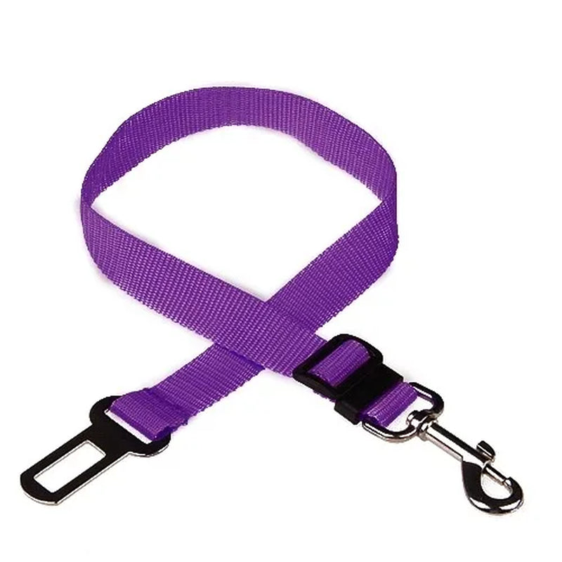 Dog Car Seat Belt Safety Protector Travel Pets Accessories Dog Leash Collar Breakaway Solid Car Harness